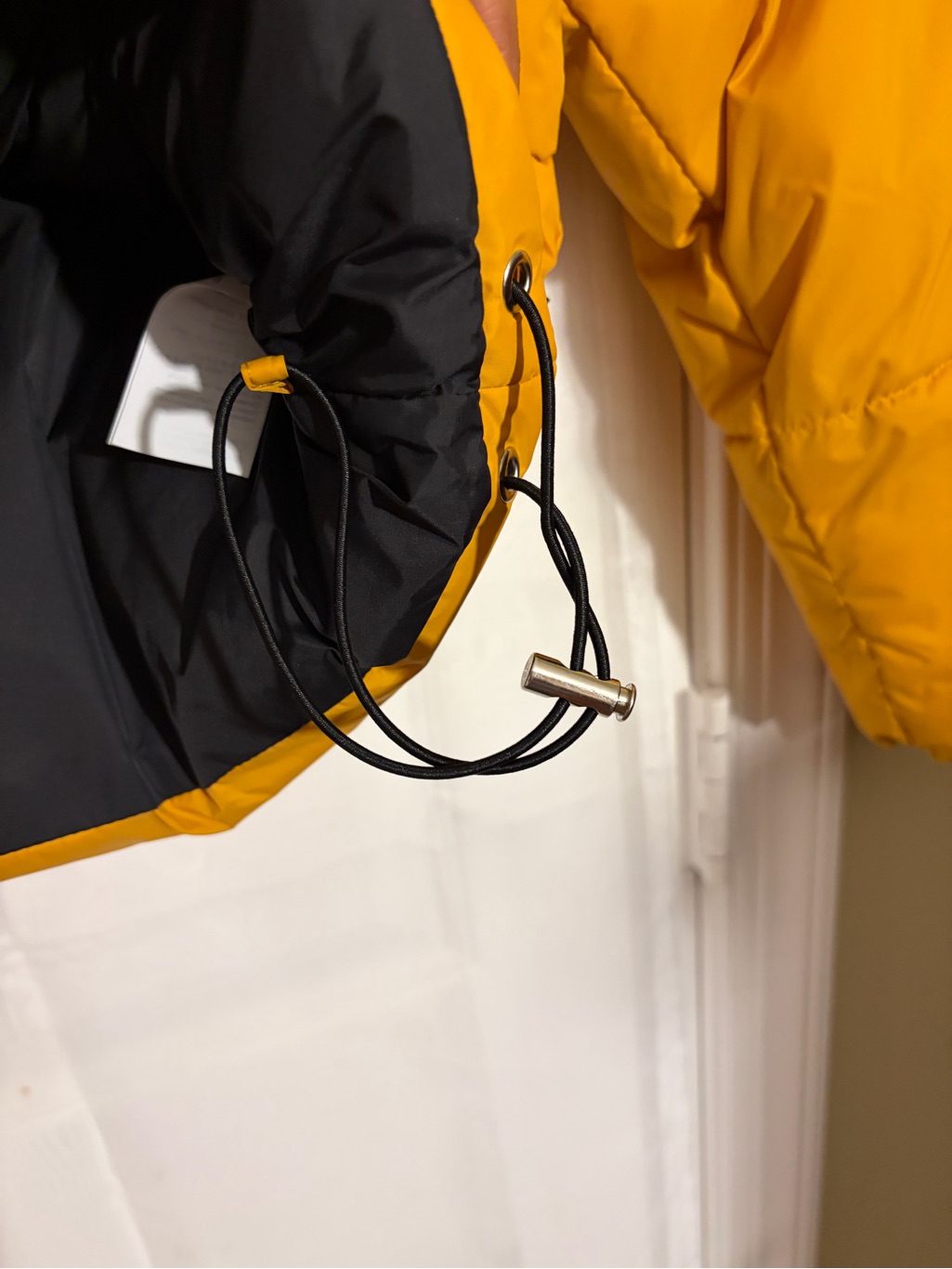 Drop Denim Women's Mustard Puffer Jacket — image 3 of 8